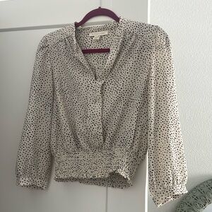 Super cute Spotted top - this is a Junior Size Large - adult size small